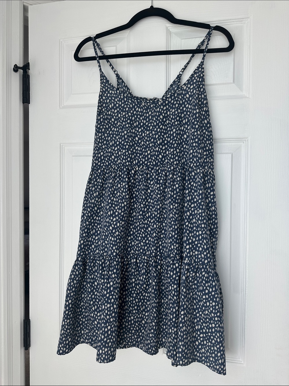Wishlist Navy and White Spotted Sundress